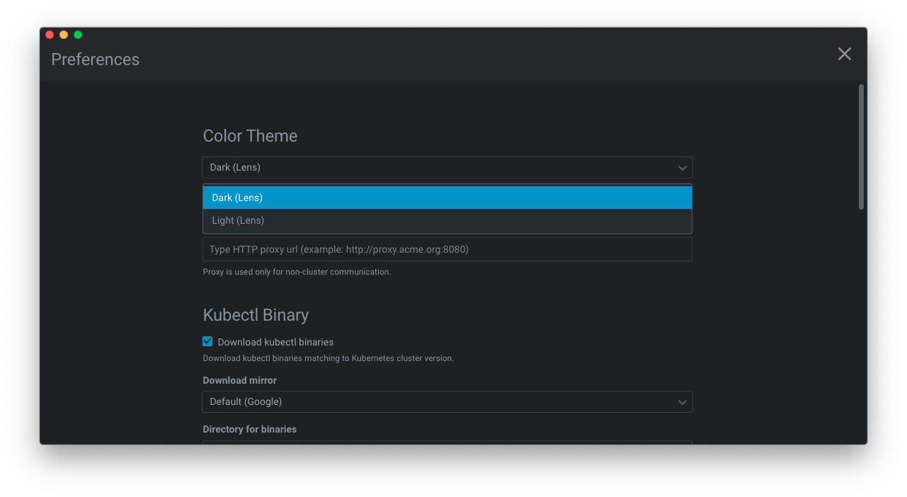 Color Theme