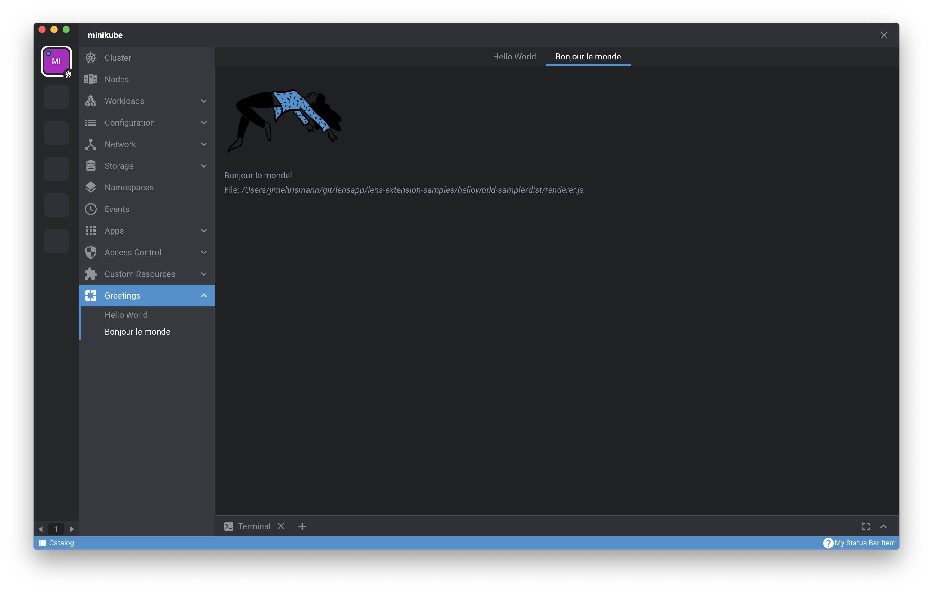 Cluster Page Menus
